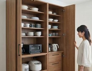 カップボードの仕様と価格設定