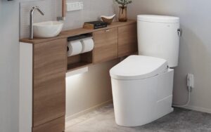 トイレの標準仕様は手入れが楽なタンクあり