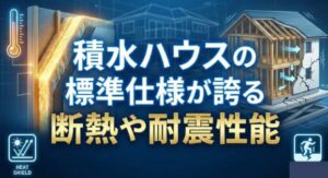 積水ハウスの標準仕様が誇る断熱や耐震性能