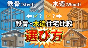 積水ハウスの注文住宅で鉄骨・木造住宅比較した選び方