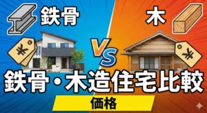 積水ハウスの注文住宅における鉄骨・木造住宅比較と価格