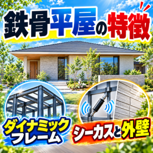 鉄骨平屋の特徴