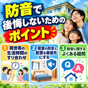 防音で後悔しないためのポイント